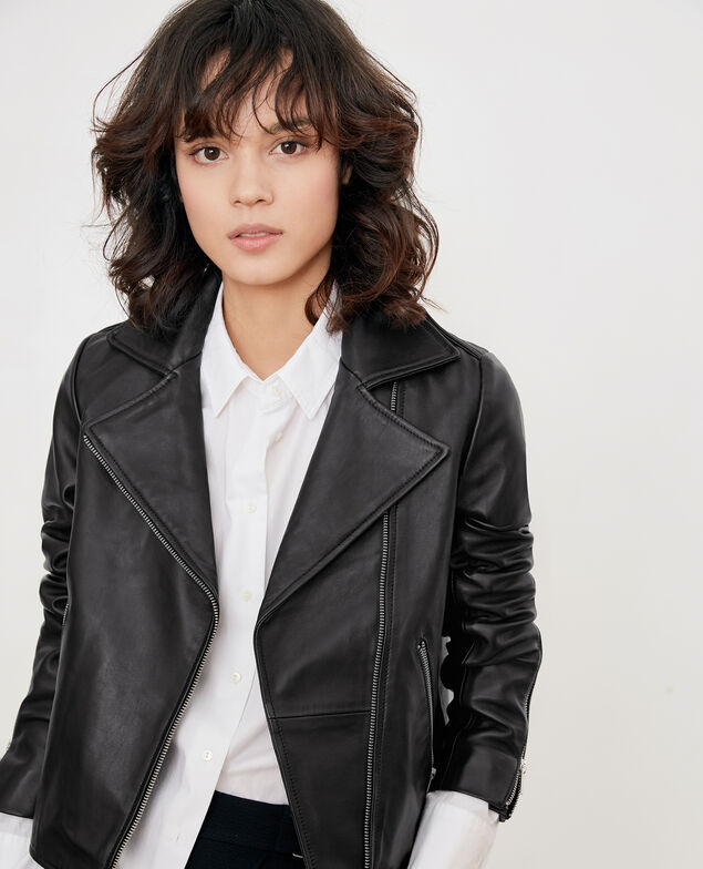 Leather jacket Noir