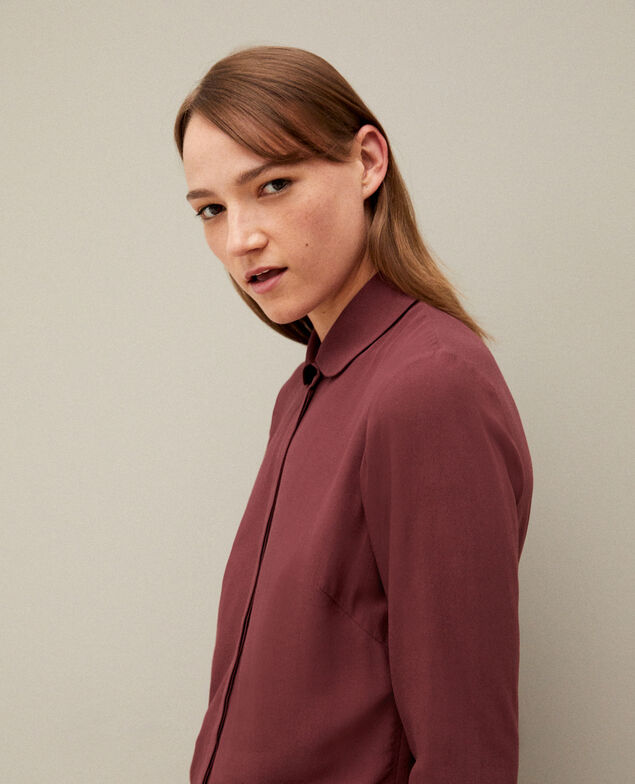 Robe coupe droite Brown