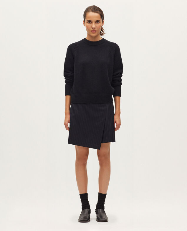 Cashmere jumper H091 black beauty