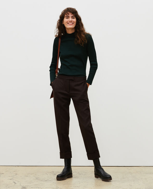 Long-sleeve stretch cotton jumper Scarab