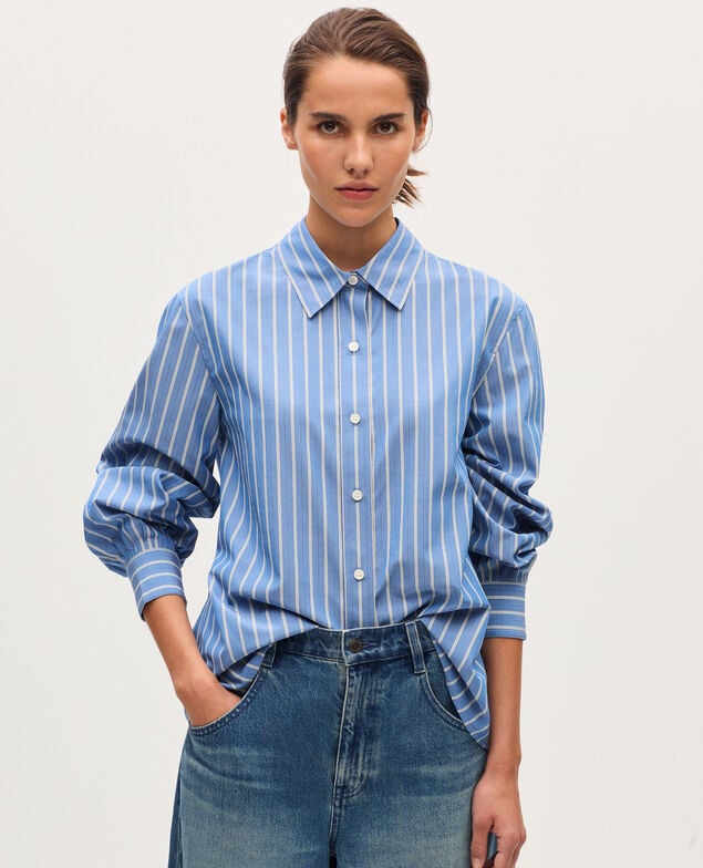 Striped shirt K632 stripes blue