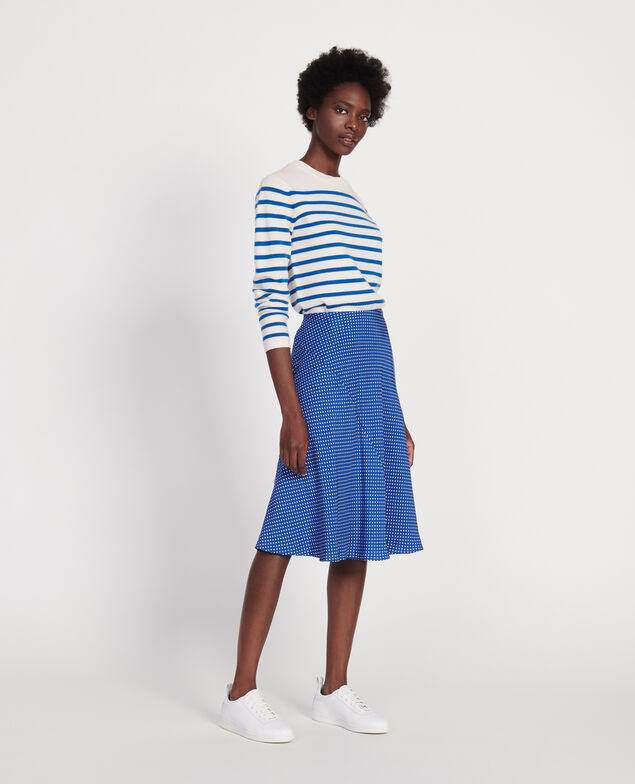 Silk skirt Little pois surf the web