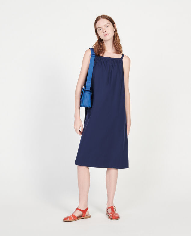 Cotton dress Maritime blue