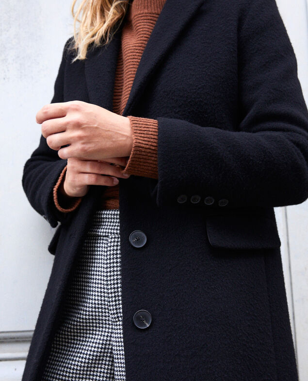 Coat with lapels Noir