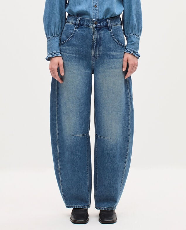 Barrel leg jeans - CHARLIE K670 mid dark vintage