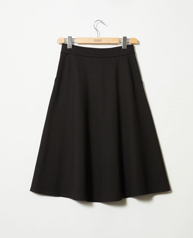 A-line skirt Noir