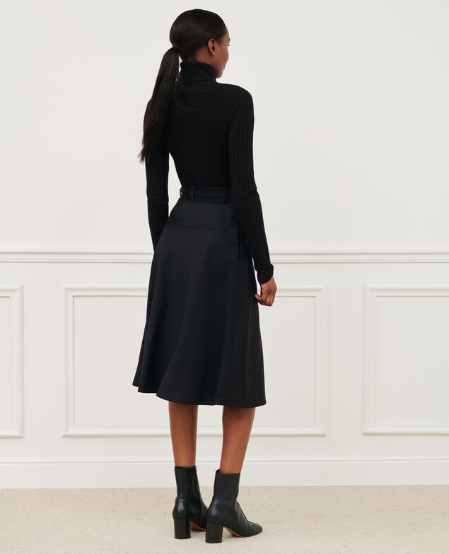 Wool wrap skirt 4216 black_beauty