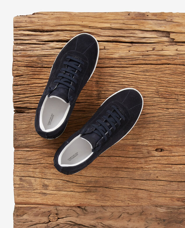 Leather sneakers Navy