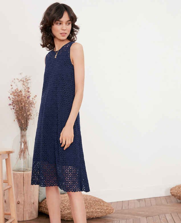 Lace dress Navy