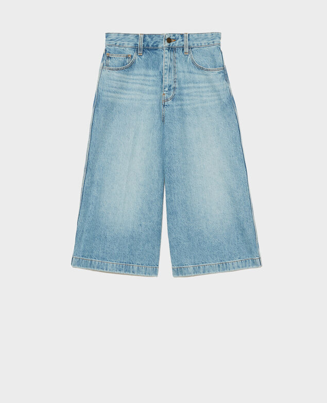 CULOTTE - jeans Vintage wash