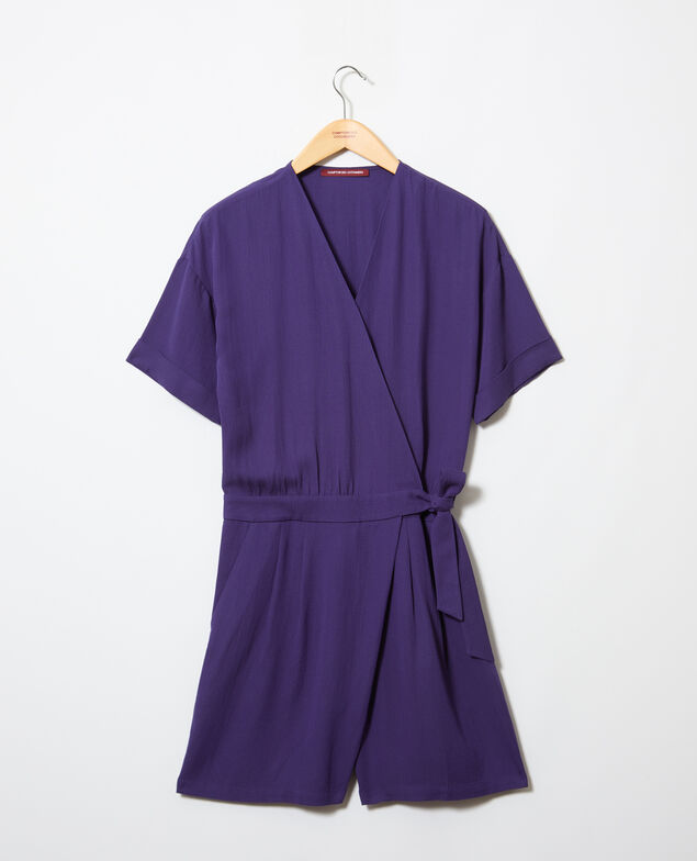 Wrap-over playsuit Ink navy