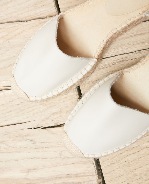 Espadrilles with leather strap Natural