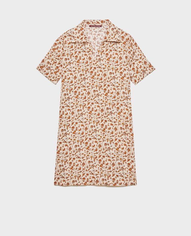Linen tunic dress Indie-small-umber