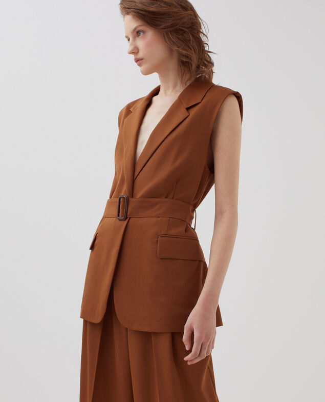 Wool blazer I360 monks robe brown