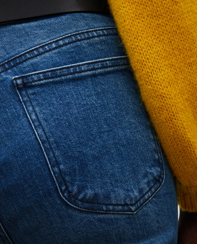 SLIM STRAIGHT - Straight bleached jeans Denim medium wash