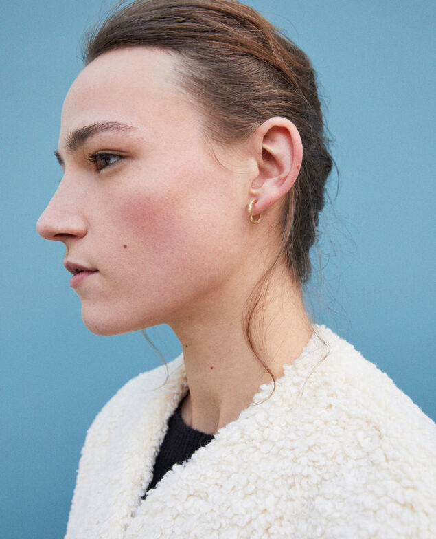 Round earrings Golden