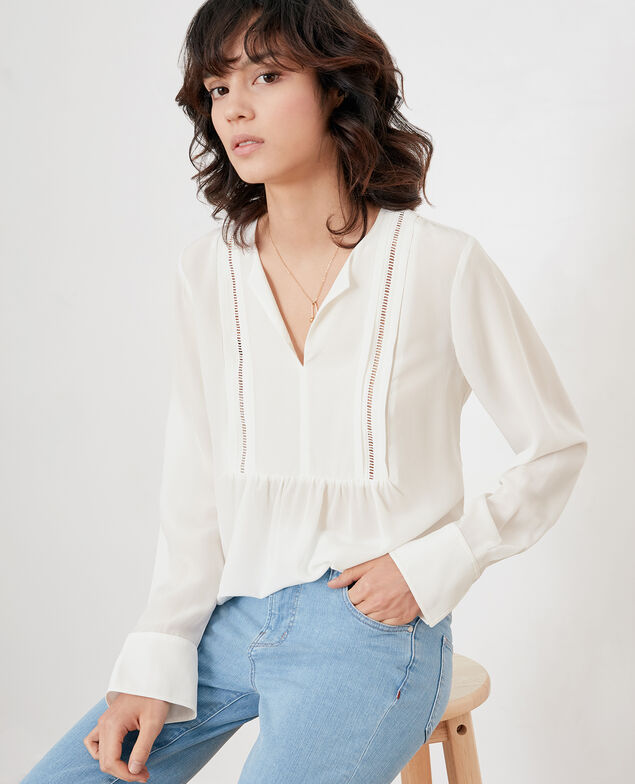 Silk blouse Off white