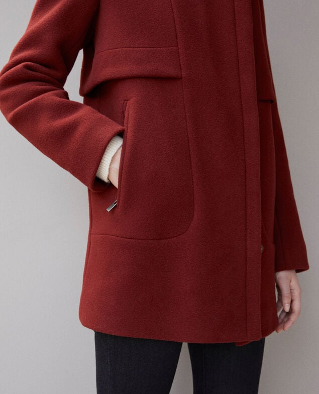 Hooded coat  Velvet