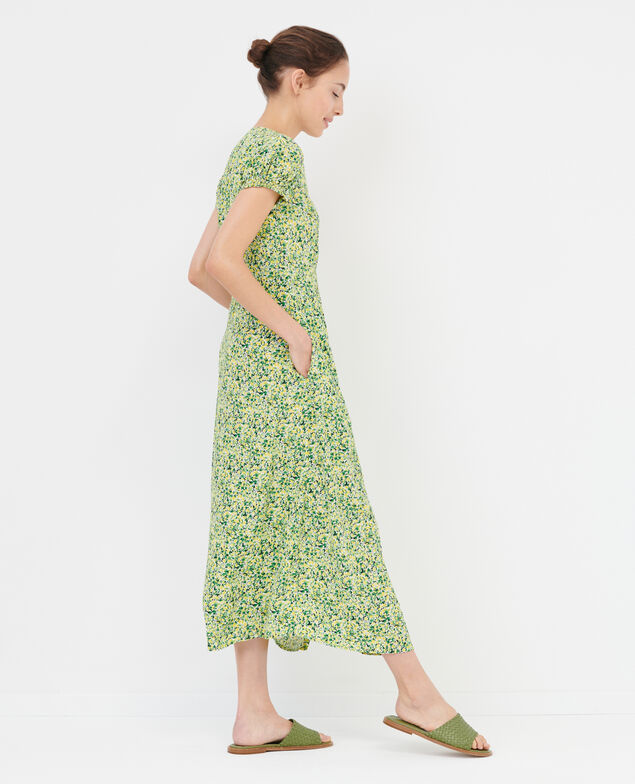 LUDIVINE - Floaty maxi dress 116 print yellow