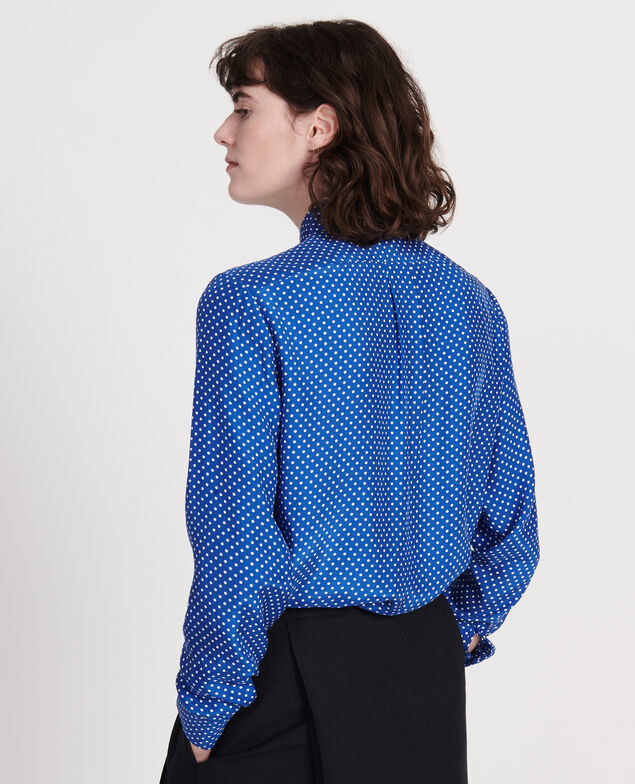 Silk polka dot shirt Little pois surf the web