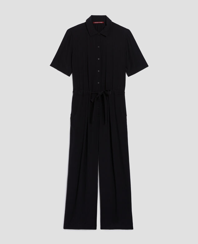 Silky jumpsuit H091 black beauty