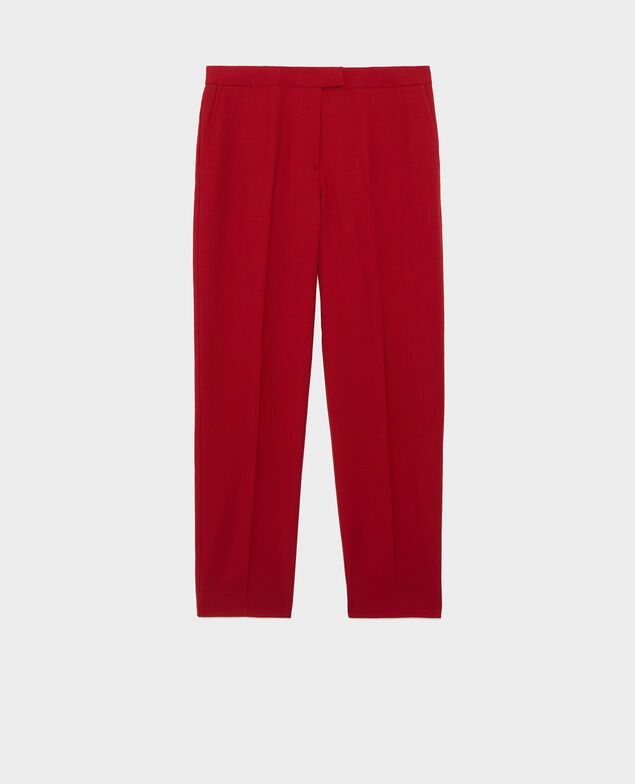 MARGUERITE - Cigarette trousers Royale red