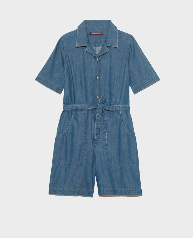Denim playsuit Denim blue