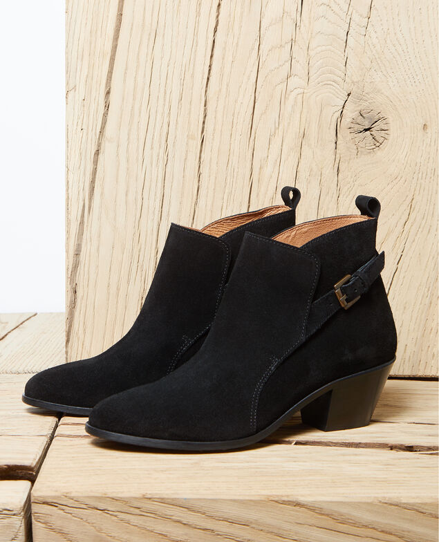 Suede Chelsea boots Noir
