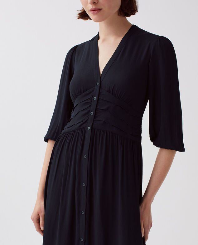 Silky maxi dress H695 night sky