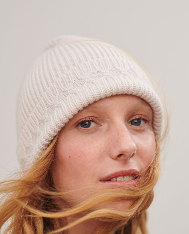 Virgin wool beanie 6000c rainy day