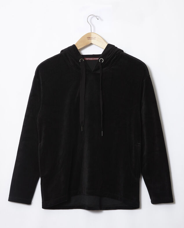 Hooded sweater Black