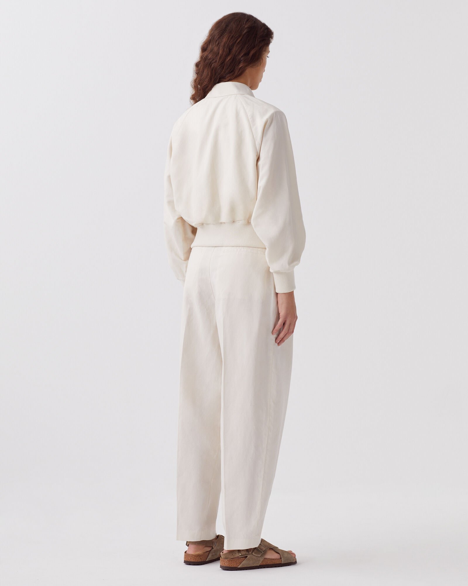 トップス papier gathered jacket white Zip-up jacket beige - Comptoir des Cotonniers