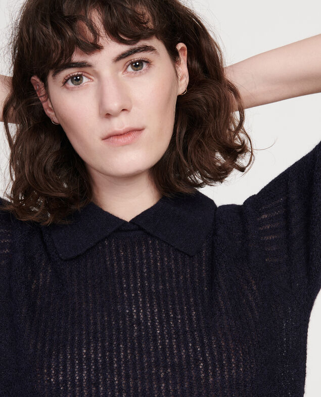 Alpaca blend jumper Maritime blue
