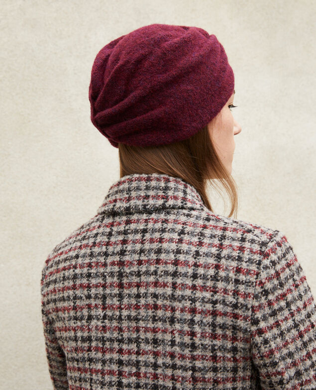 Turban-style hat Brown