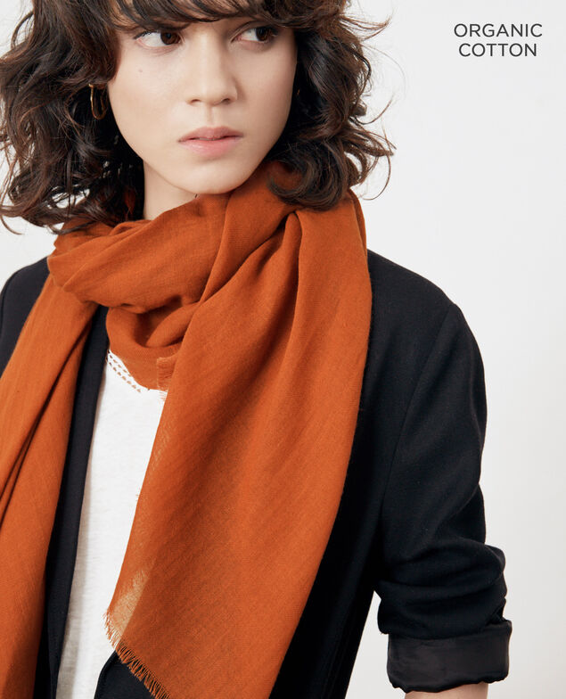 Cotton scarf Auburn