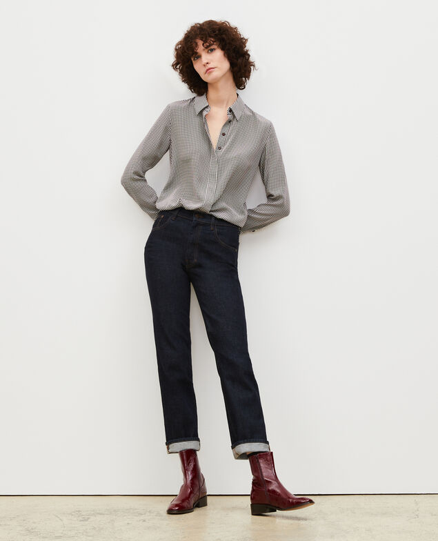 SLIM STRAIGHT - Straight dark denim jeans Denim rinse