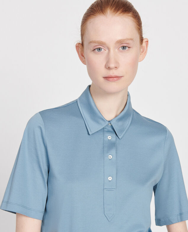 Egyptian cotton polo shirt Bluestone