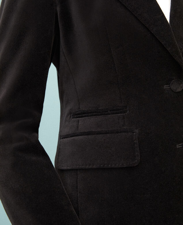 Velvet blazer  Black