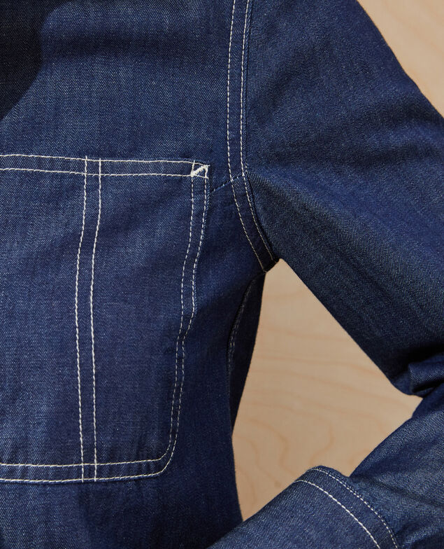 Denim shirt with pockets Denim brut