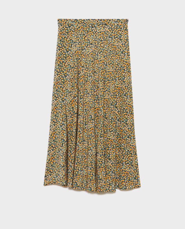 Printed maxi skirt 8005c 116 print orange