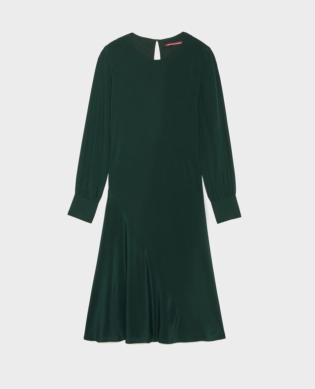 Floaty silk bias-cut dress Scarab