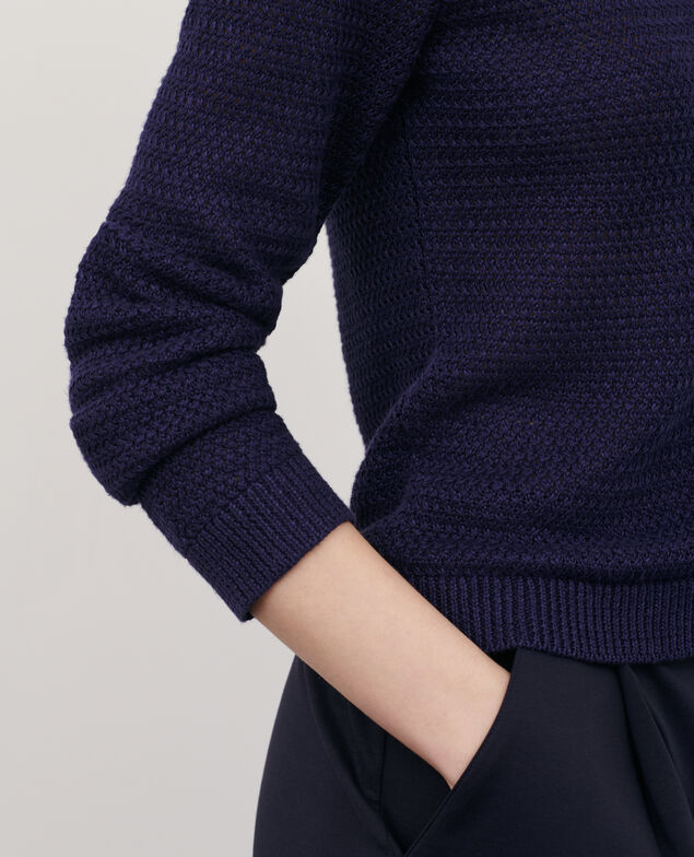 Linen cardigan 68 blue