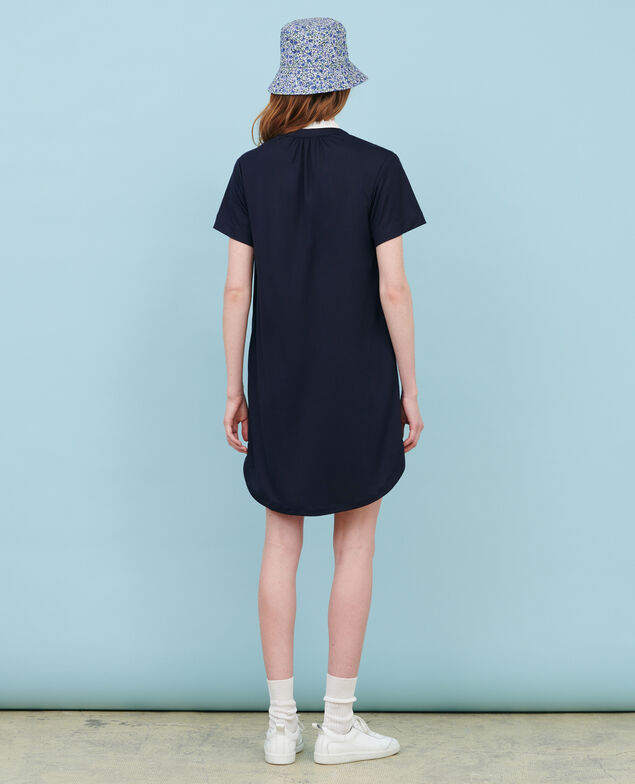 Short-sleeved dress Night sky