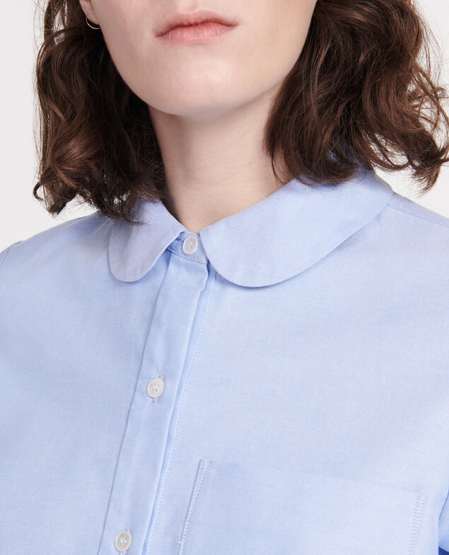 Cotton shirt  Chambray blue