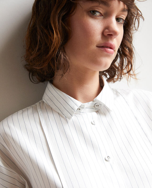 Straight-cut shirt White