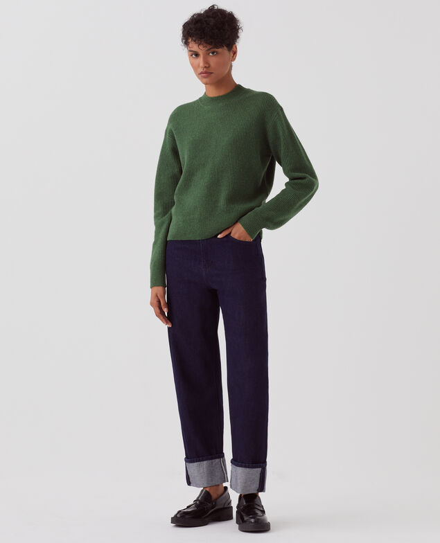 Wool jumper U550 green