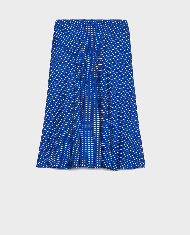 Silk skirt Little pois surf the web