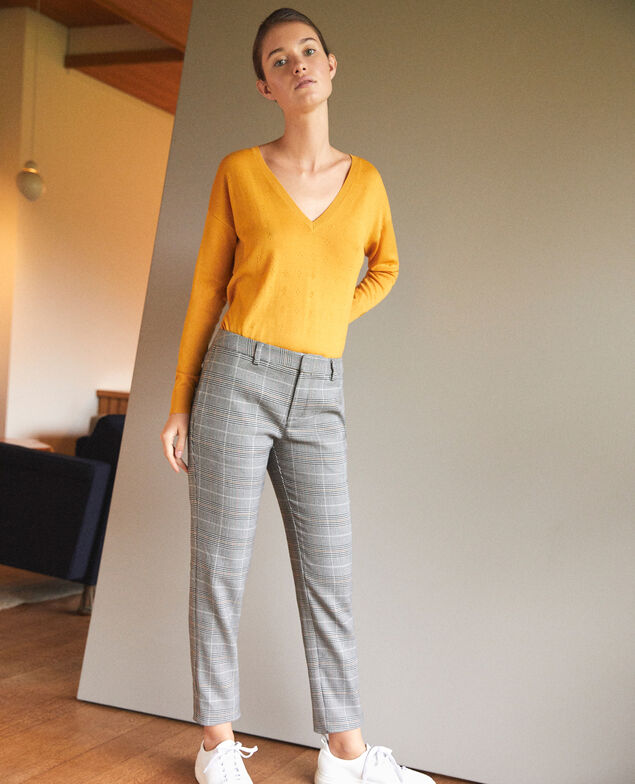 Straight-leg trousers Black