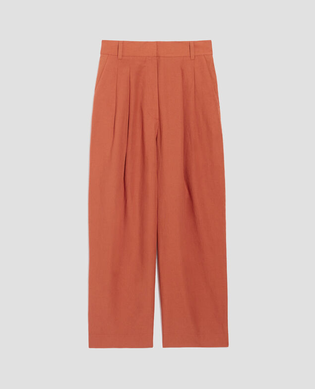 PEGGY - Carrot trousers H350 amber brown