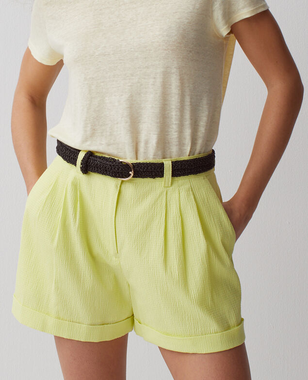 Skinny braided crochet belt 8853 09 black